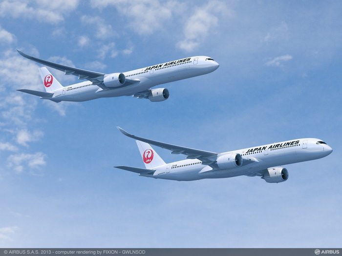 A350 900 1000 RR JAL