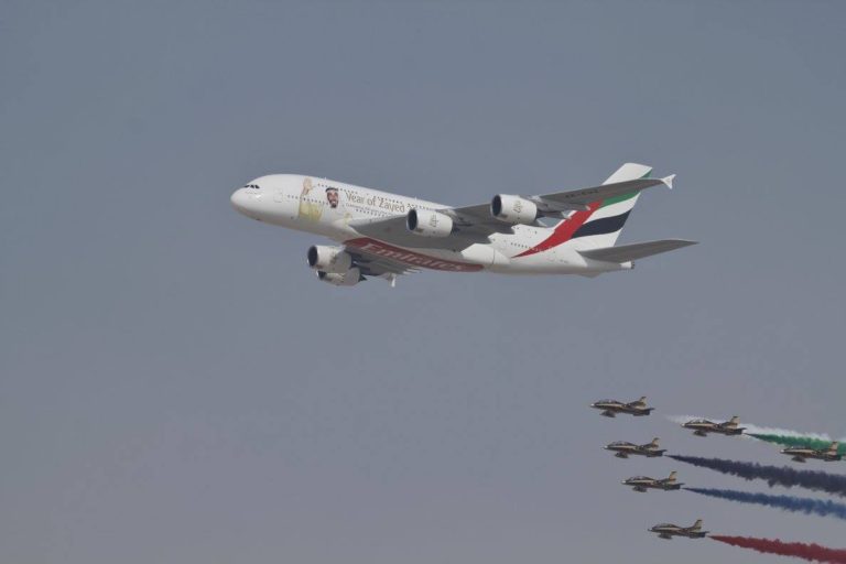 EmiratesA380DubaiAirshow2017