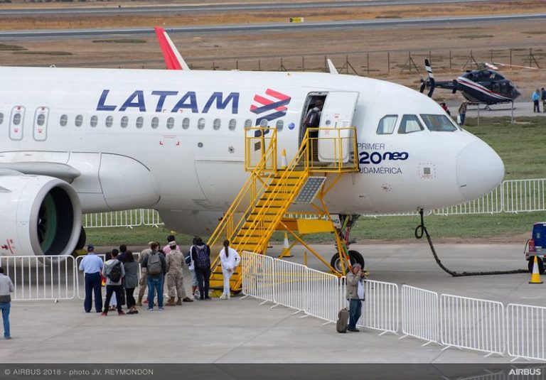 FIDAE air show 2018 A320neo 2