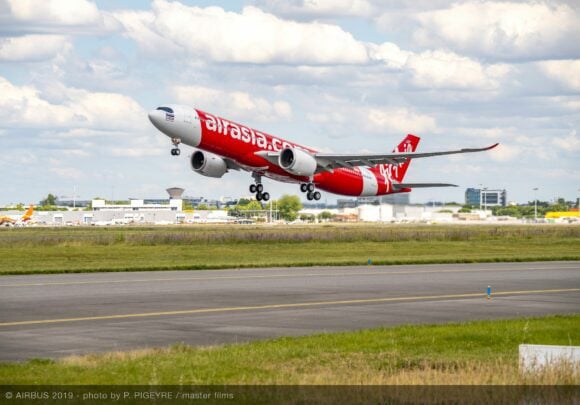 Takeoff of AirAsia X Thailand A330neo scaled