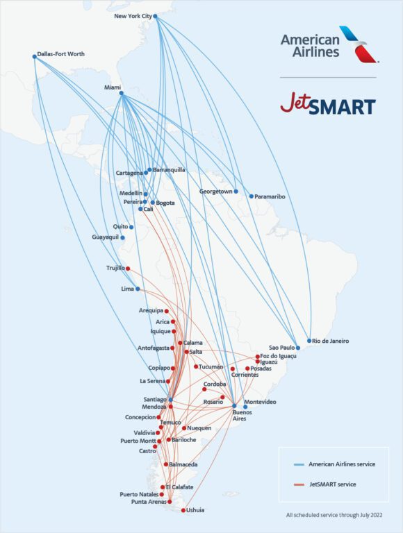 American Airlines will invest in JetSMART