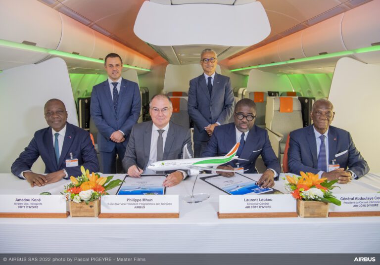A330 delivery to Air Cote d Ivoire signature scaled