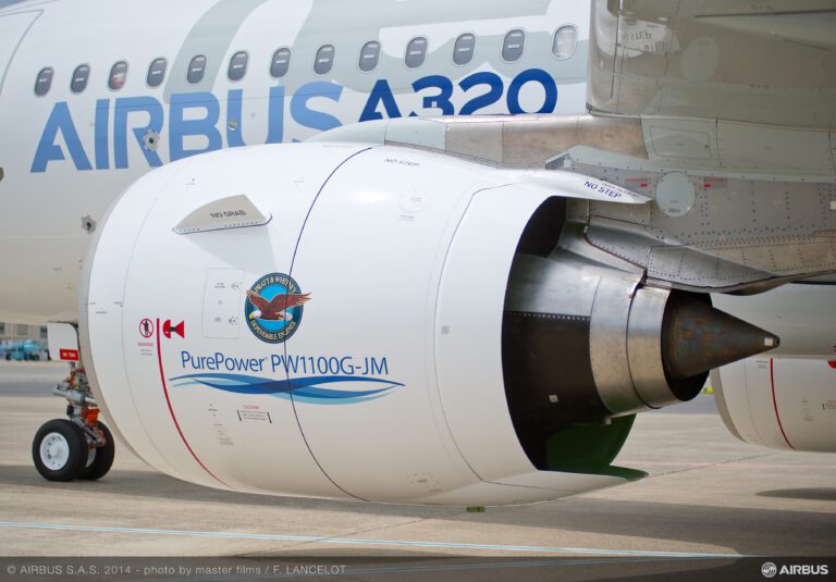 A320neo PW engine close up scaled