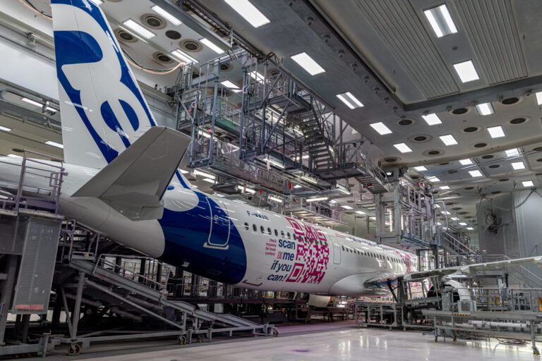 A321XLR Giant QR Code Livery 1 scaled