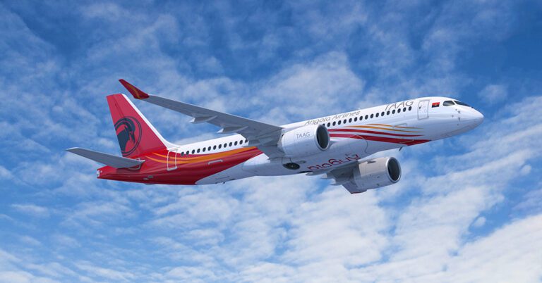 Azorra Leases 3 New A220s to TAAG