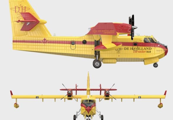 CL-515 water bomber from DeHavilland Canada