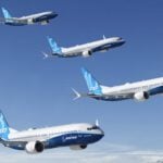Boeing 737 MAX family including 7,8,9, and 10