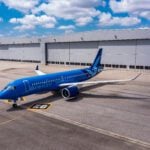 AIRBUS 50th A220 AC Assembled in Mobile Breeze