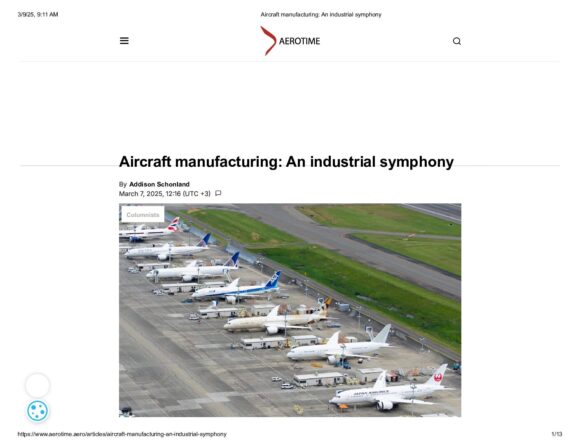 Aircraft manufacturing_ An industrial symphony