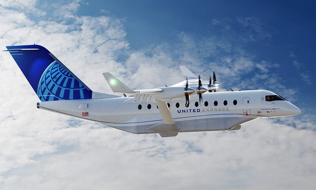 Heart ES-30 in United Airlines livery Heart