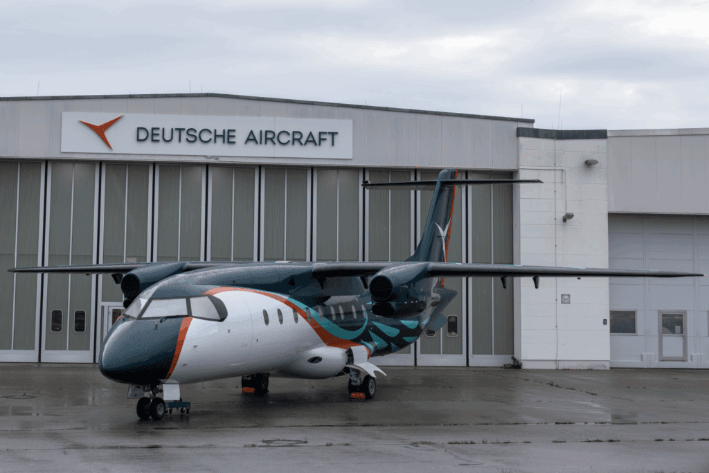 Rollout of Deutsche Aircraft D328eco prototype 28 May 2025 | D328eco