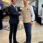 Pieter Elbers CEO IndiGo and Bjørn Tore Larsen CEO and founder Norse Atlantic Airways