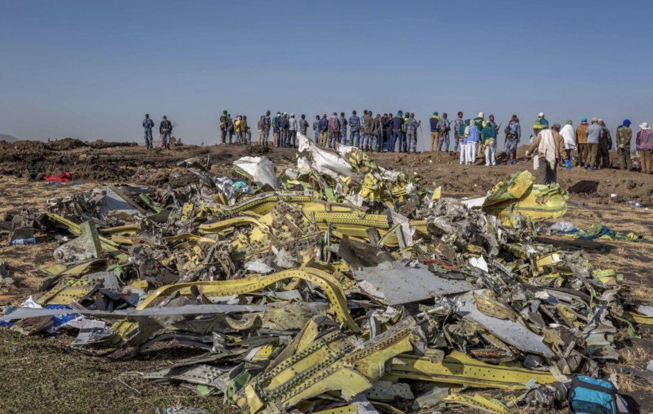 Ethiopian 737 MAX 8 crash scene Boeing