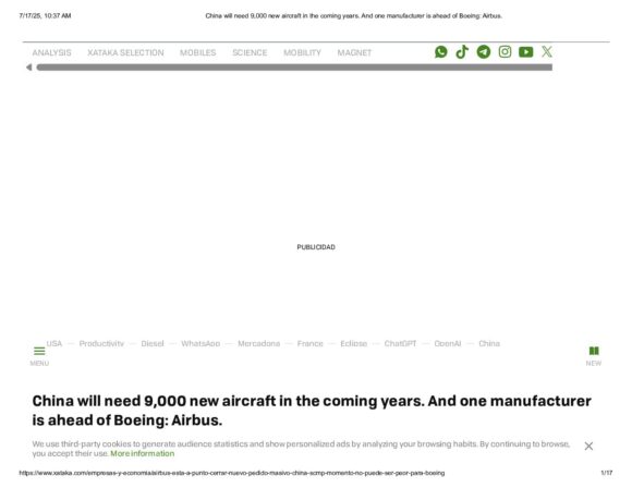 China will need 9,000 new aircraft in the coming years. And one manufacturer is ahead of Boeing_ Airbus_