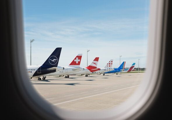 Lufthansa Group aircraft tails