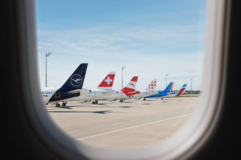 Lufthansa Group aircraft tails