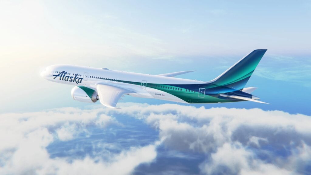 New Alaska Airlines Boeing 787 9 livery