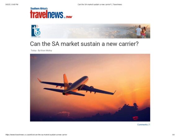 Can the SA market sustain a new carrier_ _ Travelnews