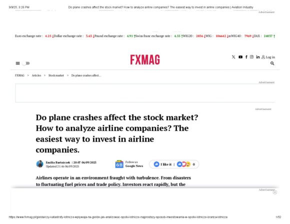 Do plane crashes affect the stock market_ How to analyze airline companies_ The easiest way to invest in airline companies _ Aviation Industry | AirInsight Group LLC Do plane crashes affect the stock market_ How to analyze airline companies_ The easiest way to invest in airline companies _ Aviation Industry