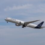 Lufthansa Boeing 787 9 departing