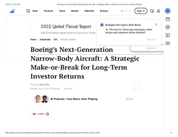Boeing's Next-Generation Narrow-Body Aircraft_ A Strategic Make-or-Break for Long-Term Investor Returns