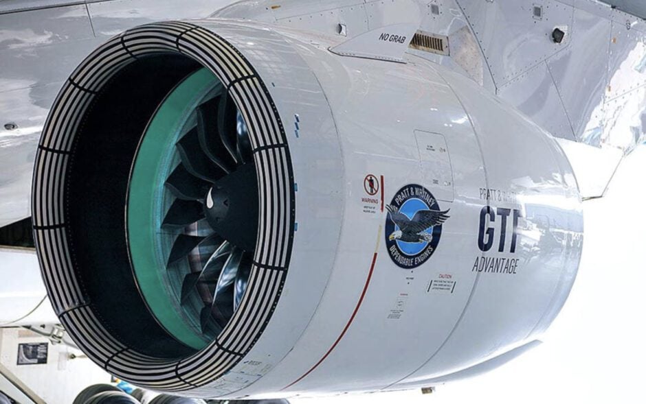 PW GTF Advantage engine engines