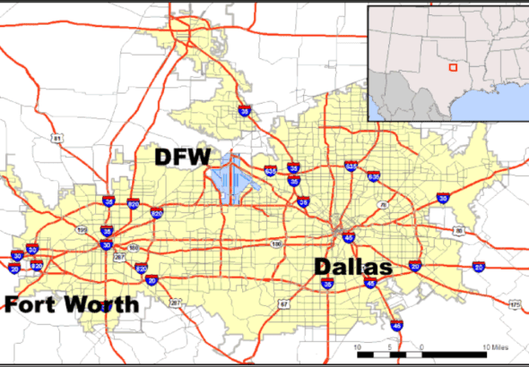dfw map