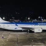 Aerolíneas Argentinas Boeing 737 MAX 8 LV-KKE at Buenos Aires' Aeroparque
