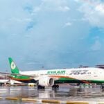 EVA Air Boeing 787 9 at TPE