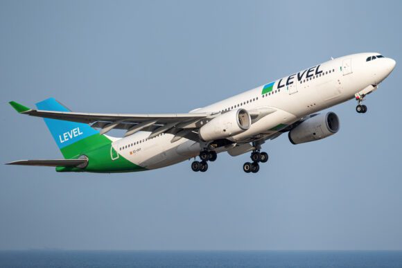 LEVEL Airbus A330 200 departing