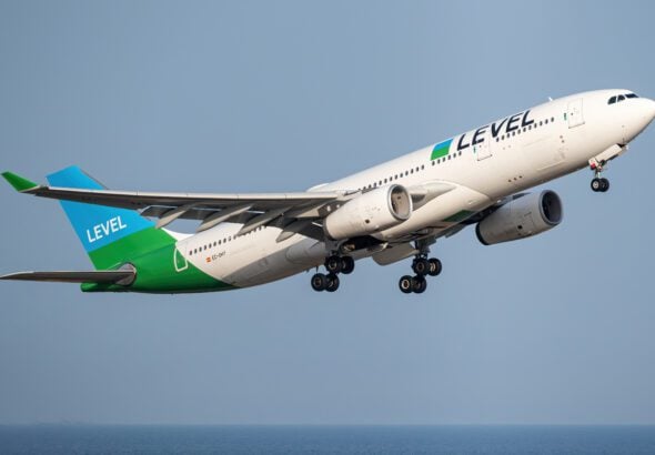 LEVEL Airbus A330 200 departing