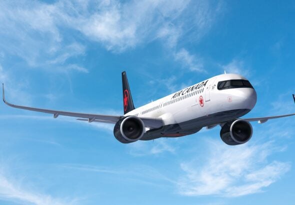 Air Canada Airbus A321XLR rendering
