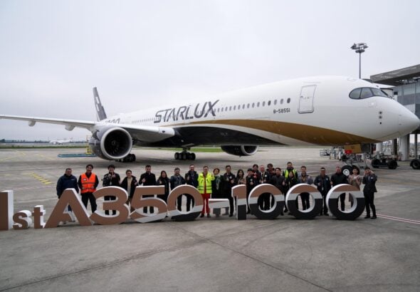 First STARLUX Airlines Airbus A350 1000 delivery