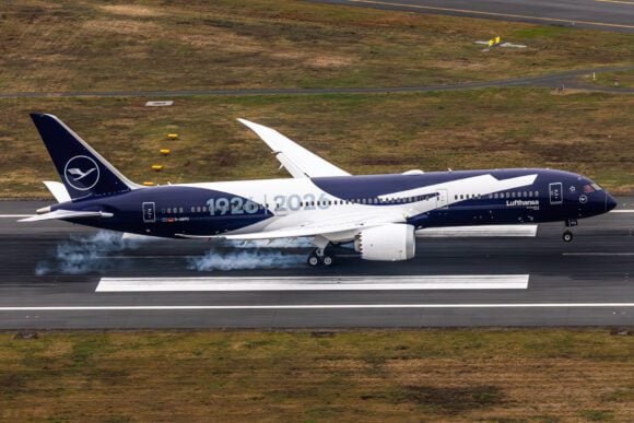 Lufthansa Boeing 787 9 Centennial livery