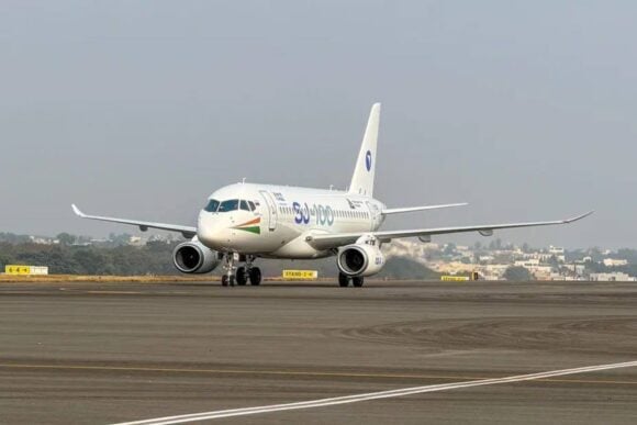 the sj 100 at the wings india 20260128