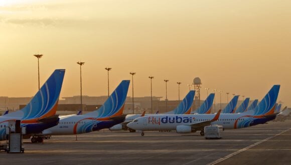 flydubai Boeing 737s at DXB