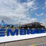 Embraer E195-E2 at the Paris Air Show 2023