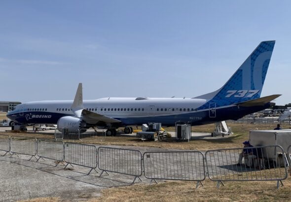 Boeing MAX 10 Farnborough 2022