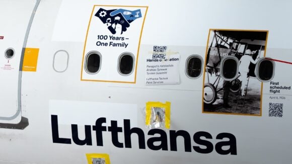 Lufthansa special employee designed livery