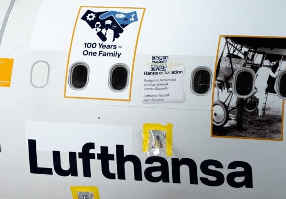 Lufthansa special employee designed livery