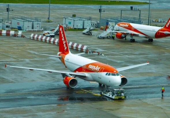 easyJet Airbus A319 at London Gatwick