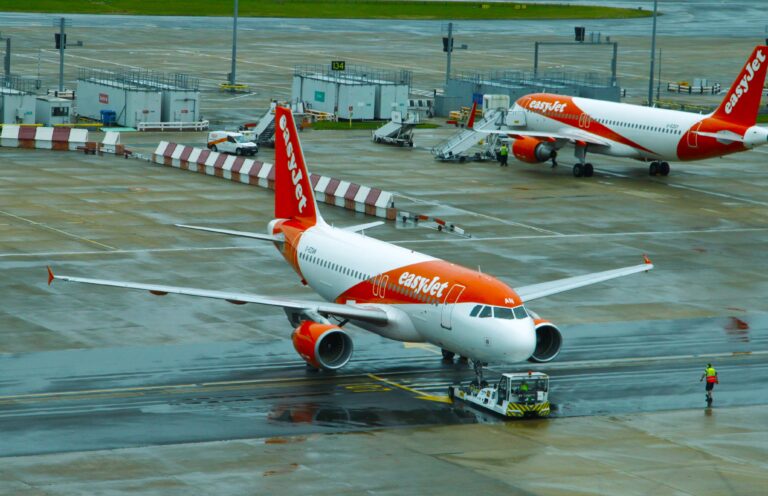 easyJet Airbus A319 at London Gatwick