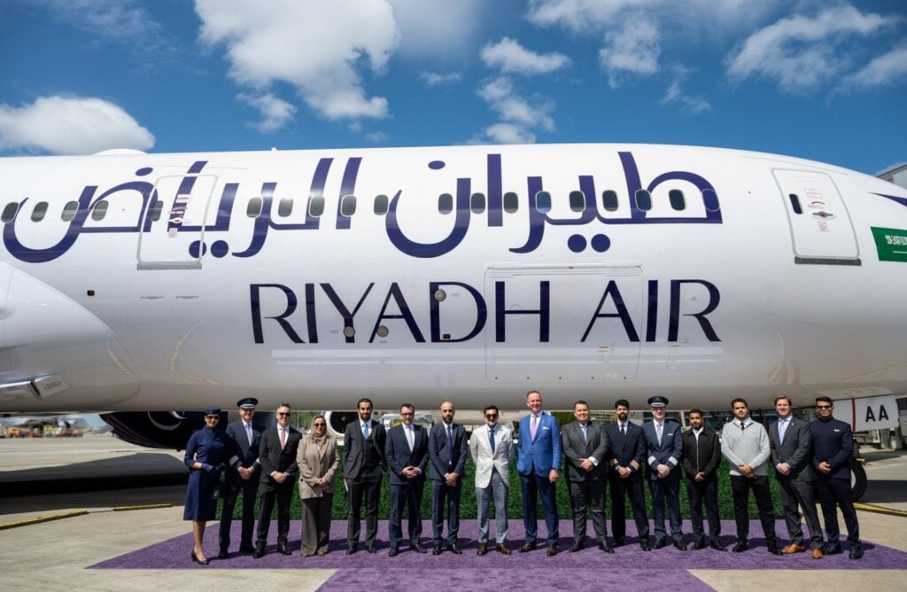 Riyadh Air Boeing 787-9 delivery in Charleston