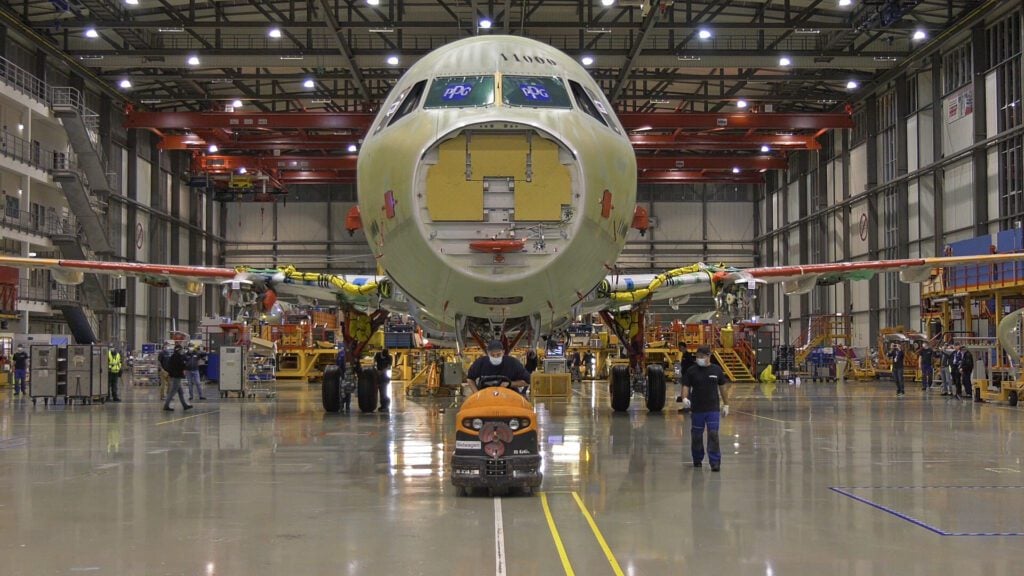 Airbus A321XLR assembly Hamburg