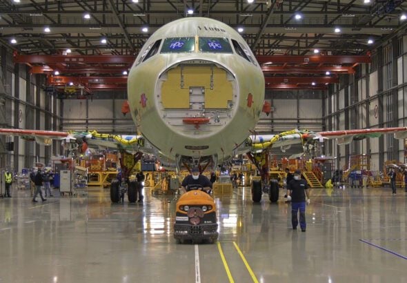 Airbus A321XLR assembly Hamburg