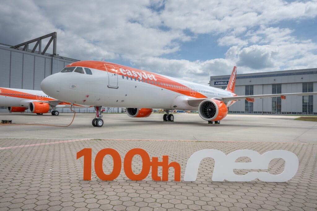 Airbus A321neo easyjet 100th neo