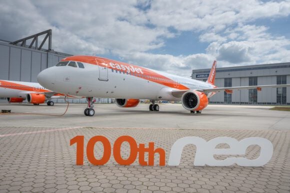 Airbus A321neo easyjet 100th neo