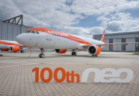 Airbus A321neo easyjet 100th neo