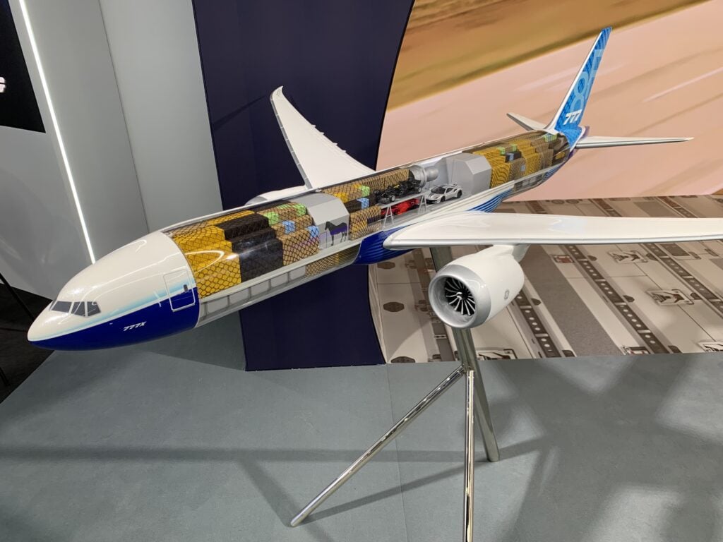 Boeing 777-8F model Paris Airshow 2025