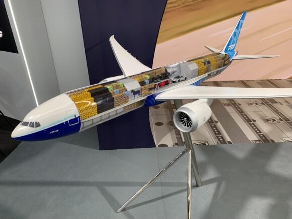 Boeing 777-8F model Paris Airshow 2025